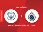 Manchester City - FC Bruggy: ONLINE prenos zo zápasu 8. kola ligovej fázy Ligy majstrov. 