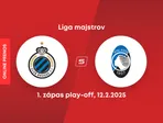 Club Bruggy - Atalanta Bergamo: ONLINE prenos zo zápasu play-off Ligy majstrov. 