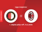 Feyenoord Rotterdam - AC Miláno: ONLINE prenos zo zápasu play-off Ligy majstrov. 