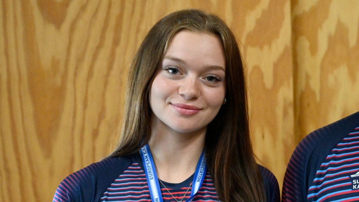 Na snímke zlatá juniorská medailistka v kategórii K1 z nedávnych ME juniorov a jazdcov do 23 rokov Karolína Abrahámová.