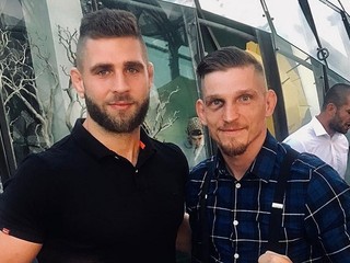 Poprední českí bojovníci v UFC, Jiří Procházka a David Dvořák.