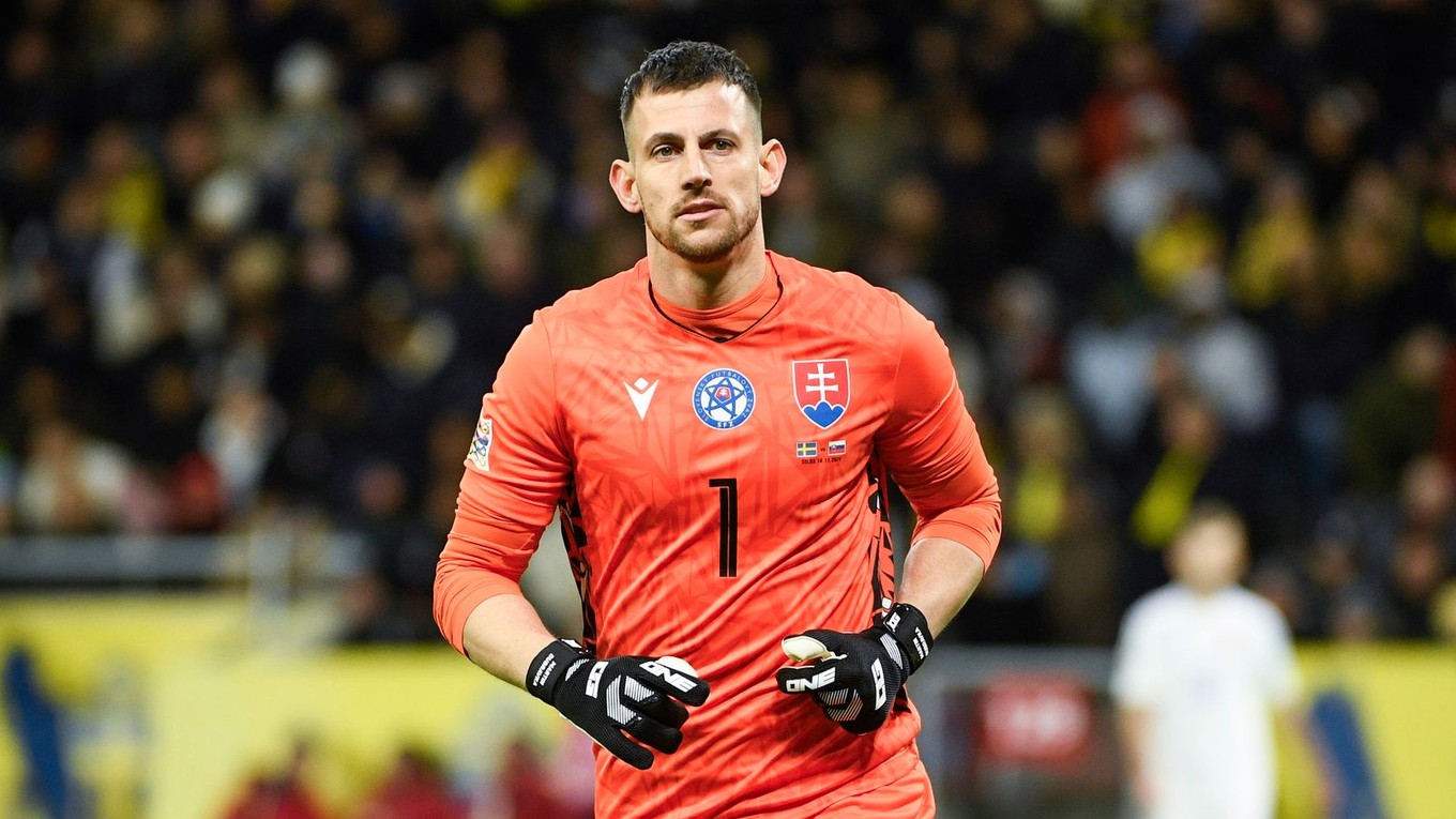 Slovenský brankár Martin Dúbravka.