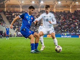 Fotka zo zápasu Slovensko - Severné Írsko.