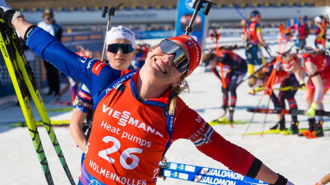 Paulína Bátovská Fialková v stredisku Holmenkollen 2025.