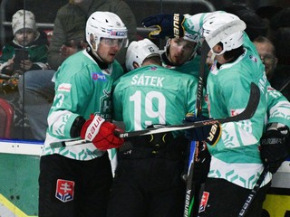 Radosť hráčov Skalice po góle