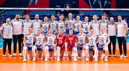 Slovenské volejbalistky na ME 2023. 