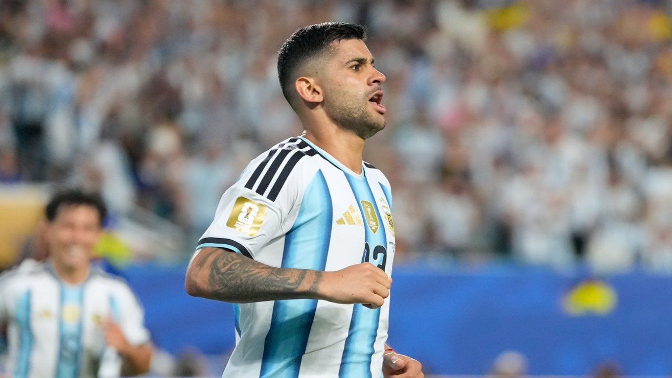 Argentínsky futbalista Cristian Romero počas MS 2026.