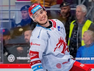 Marko Daňo v drese HC Oceláři Třinec.