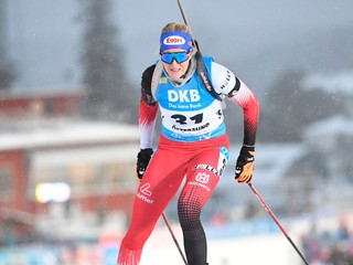 Rakúska biatlonistka Lisa Theresa Hauserová. 