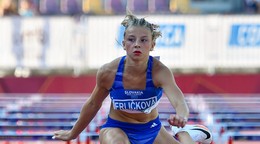 Laura Frličková na ME v atletike do 18 rokov 2024. 