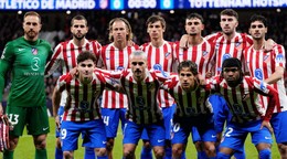 Futbalisti Atlética Madrid.