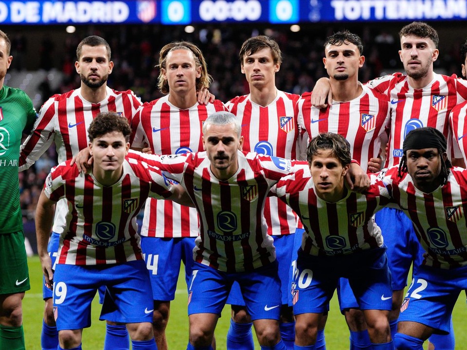 Futbalisti Atlética Madrid.