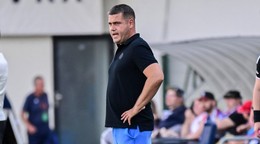 Tréner Branislav Fodrek na lavičke Slovana Liberec.