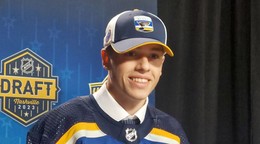 Juraj Pekarčík bol v drafte NHL 2023 vybraný zo 76. miesta St. Louis Blues