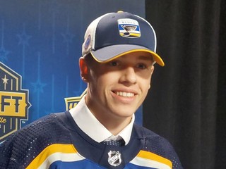 Juraj Pekarčík bol v drafte NHL 2023 vybraný zo 76. miesta St. Louis Blues
