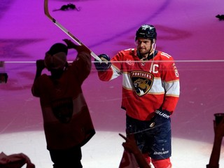 Kapitán Floridy Panthers Aleksander Barkov.