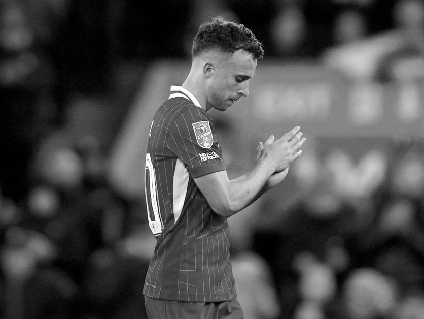 Diogo Jota v drese Liverpool FC.