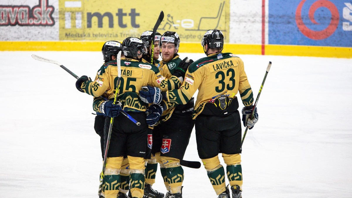 Hokejisti HK Levice.