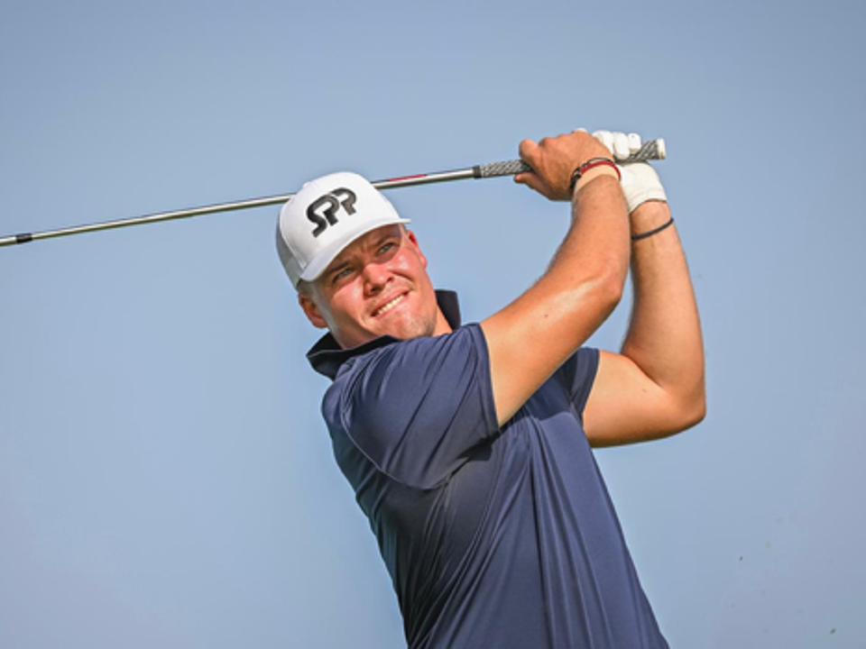 Slovenský golfista Tadeáš Teťák. 