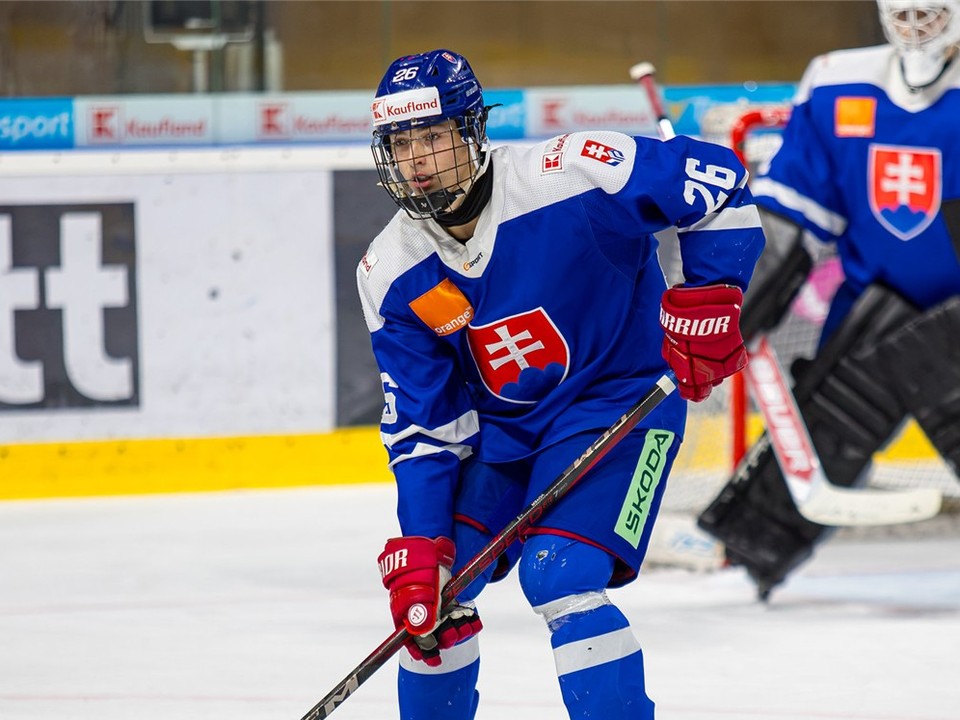 Slovenskí hokejisti do 18 rokov.
