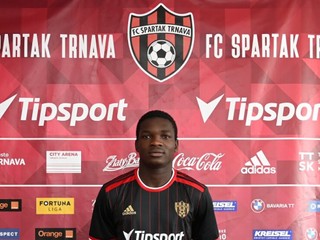 Nová posila trnavského Spartaka - Azeez Oseni.