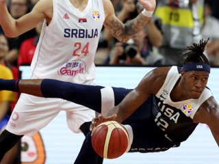 Myles Turner, hráč USA, archívna snímka.