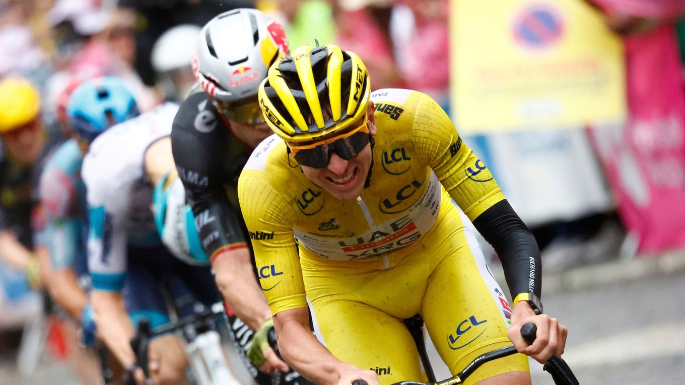Tadej Pogačar na Tour de France 2025.