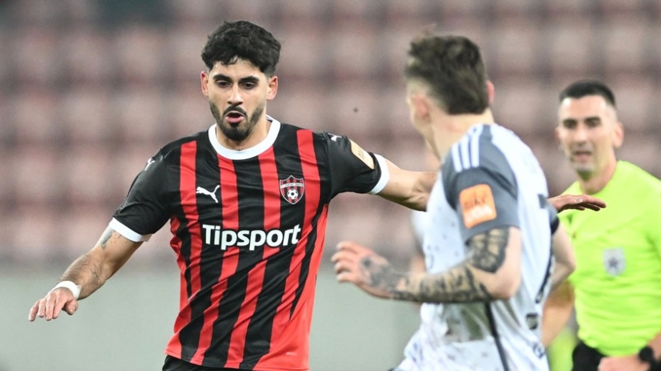 Momentka zo zápasu Trnava - Podbrezová.