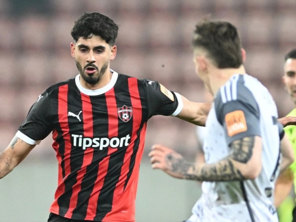 Momentka zo zápasu Trnava - Podbrezová.