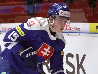 Dalibor Dvorský (vľavo) počas debutového zápasu v seniorskej reprezentácii.
