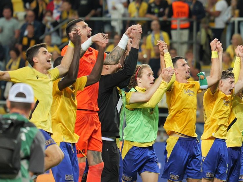 Futbalisti FC DAC 1904 Dunajská Streda.
