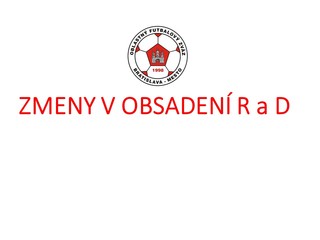 Zmeny v obsadení R a DS-PR ObFZ Bratislava – mesto  9. - 16.10. 2019 č. 11