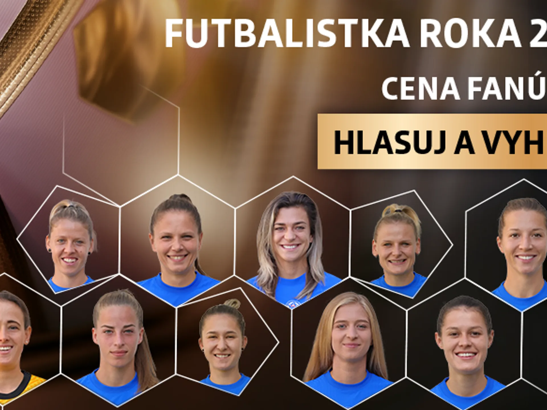 Futbalistka roka 2022 - Vyžrebovali sme výhercov v hlasovaní Cena fanúšika