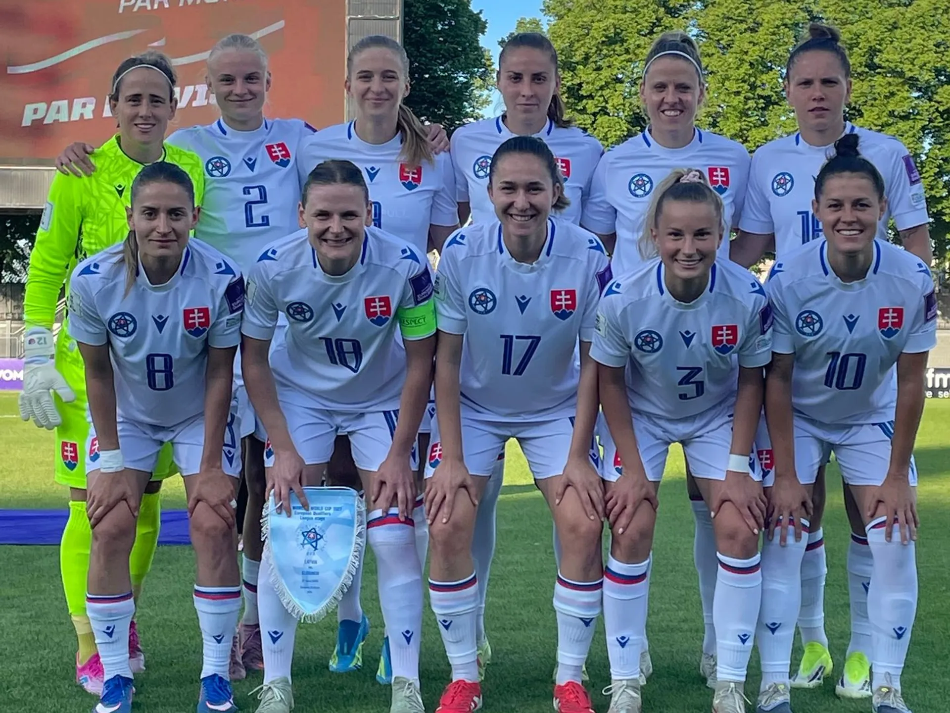 ŽENY A –  Lotyšsko – Slovensko 1:2