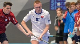 Momentka zo zápasu Slovensko - Česko