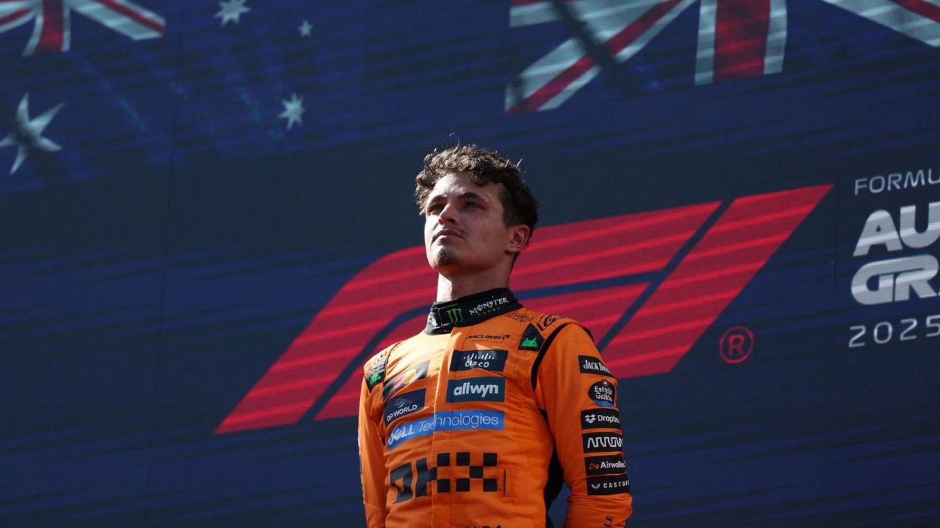 Britský pilot McLarenu Lando Norris.