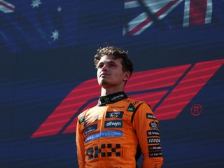 Britský pilot McLarenu Lando Norris.