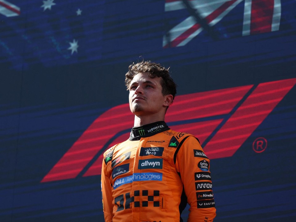 Britský pilot McLarenu Lando Norris.