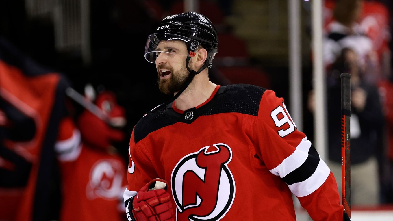 Tomáš Tatar v drese New Jersey Devils.