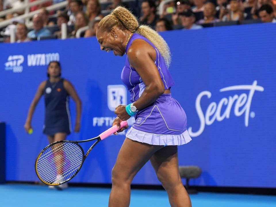 Americká tenistka Serena Williamsová.