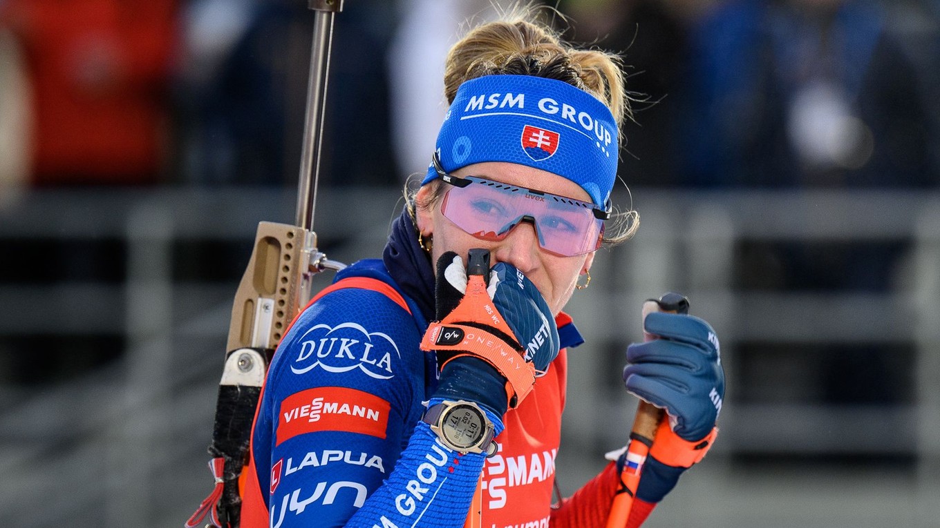 Slovenská biatlonistka Paulína Bátovská Fialková.