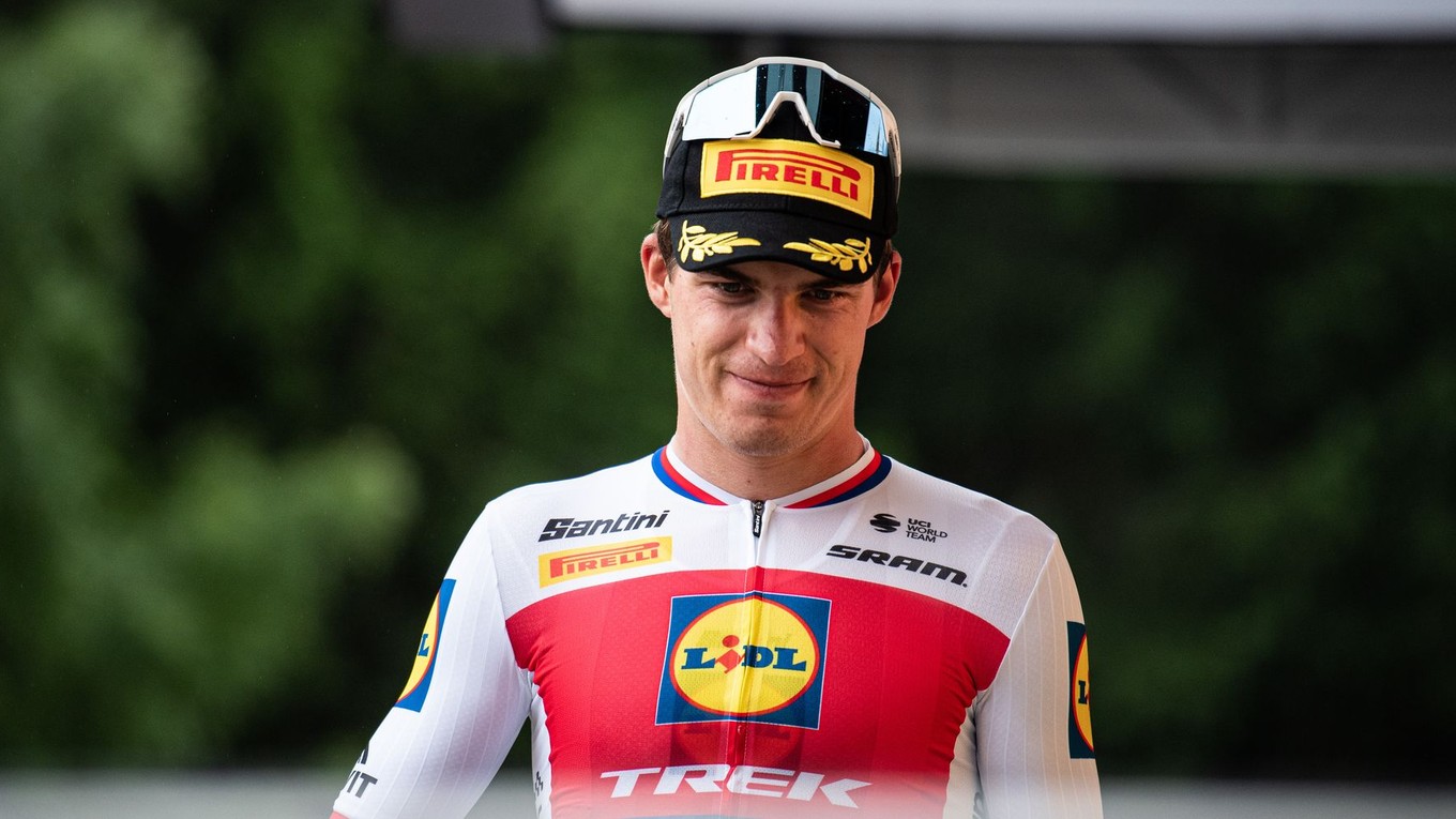 Český cyklista Mathias Vacek.