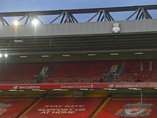 Anfield - štadión Liverpool FC.