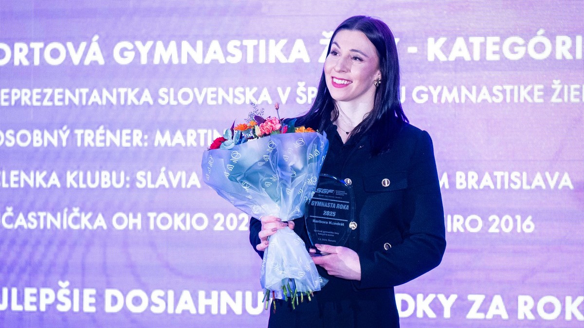 Gymnastka Barbora Kundrát získala ocenenie Gymnastka roka