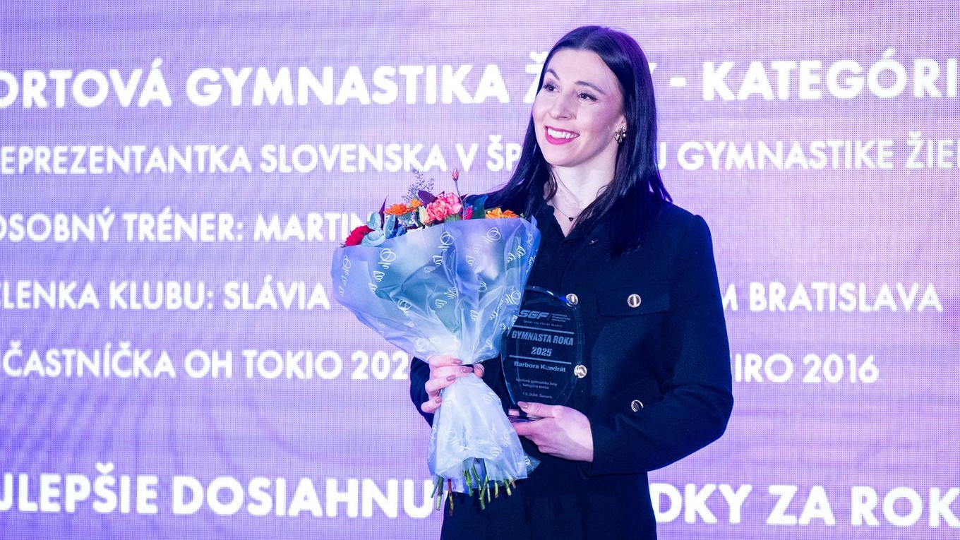 Gymnastka Barbora Kundrát získala ocenenie Gymnastka roka