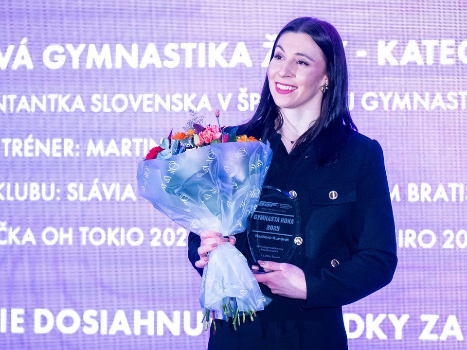 Gymnastka Barbora Kundrát získala ocenenie Gymnastka roka