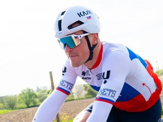 Slovenský cyklista Lukáš Kubiš.
