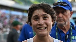 Anna Svrček počas MS v atletike do 20 rokov 2026.