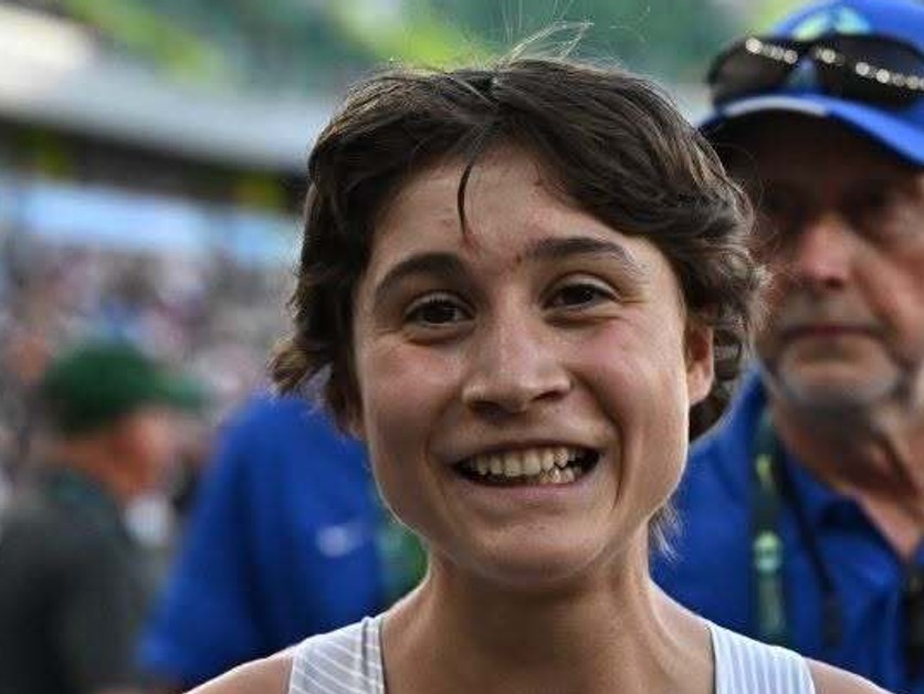 Anna Svrček počas MS v atletike do 20 rokov 2026.