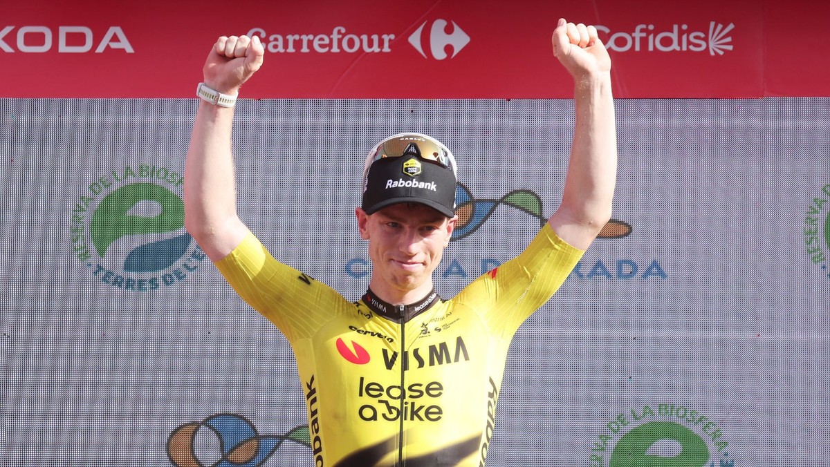 Britský cyklista Matthew Brennan počas Vuelta a Espaňa 2026.